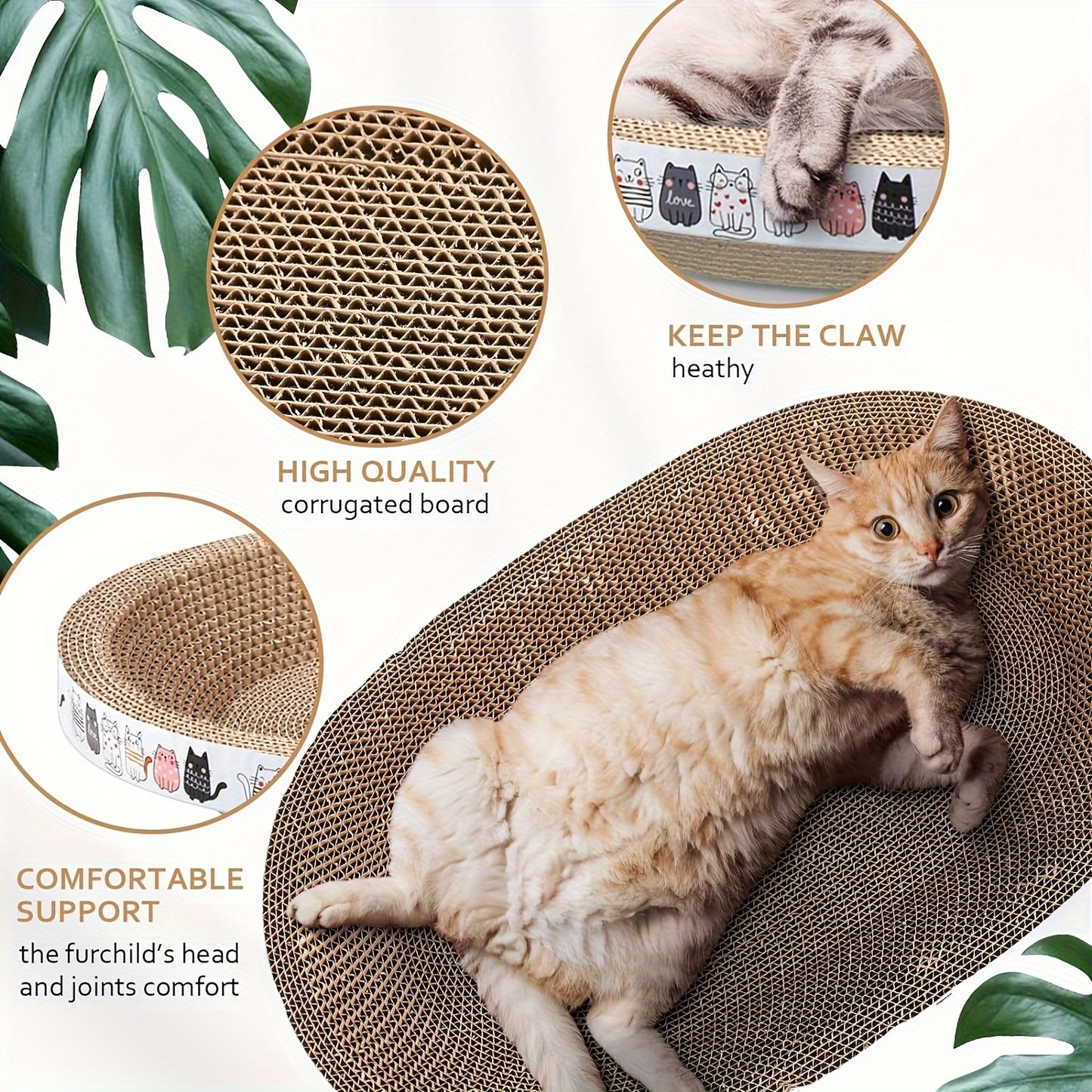 Comfortable Honeycomb Cat Scratcher