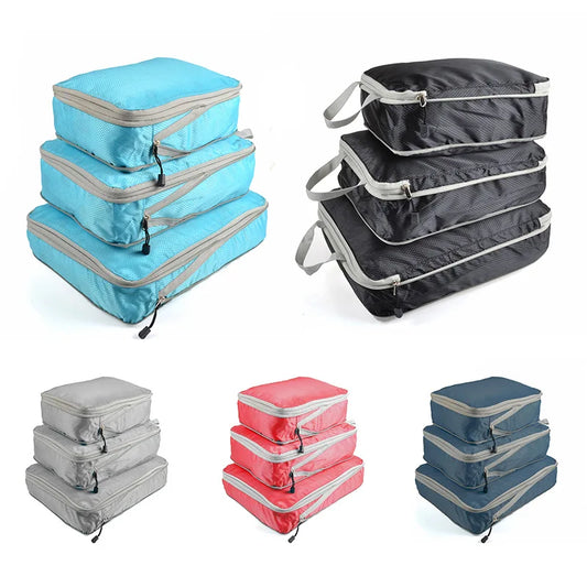 Compressible Waterproof Packing Cubes