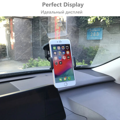 Car Windshield Phone Holder Universal For Mobile Cell Phone Clip Mount Support GPS Stand Holder For iPhone 11 12 13 X XS Samsung