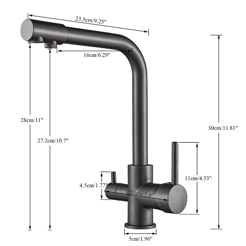 Matt Black Kitchen Tap