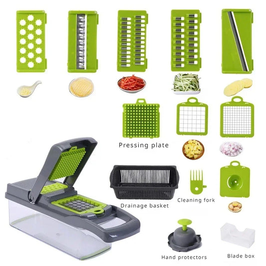 Multifunctional Vegetable Shredder 14-in-1